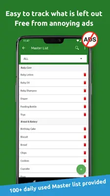 Shopping List Pro android App screenshot 3